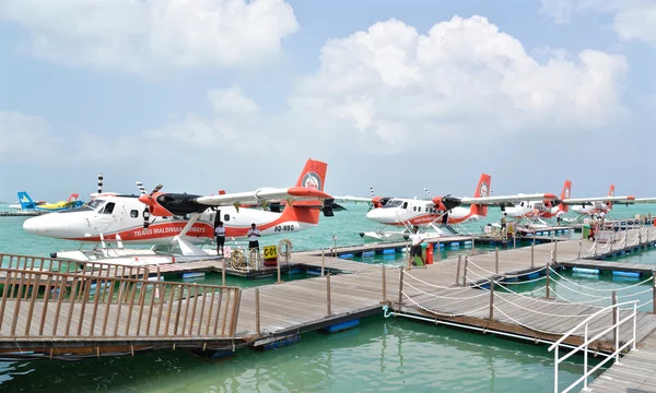 Seaplane, Masculino, Maldivas — Fotografia de Stock
