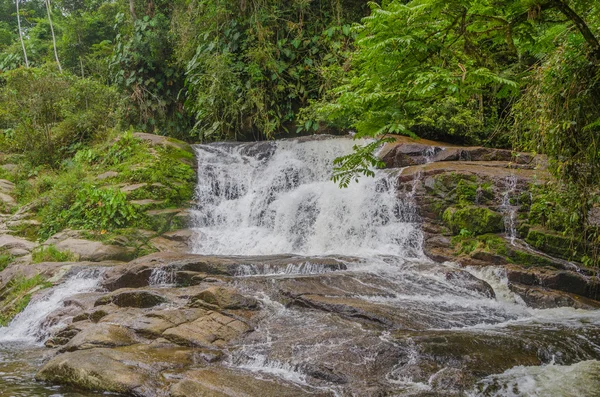 waterfall caled Poco Pedra Branca at Paraty, Rio de Janeiro state, Brazil.