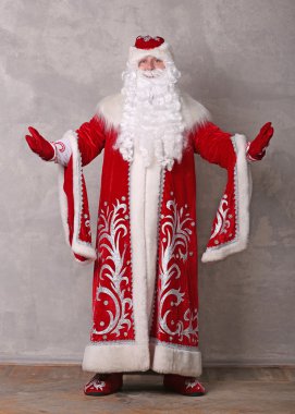 Rus Noel, yeni yıl mitolojik karakter baba Frost kırmızı