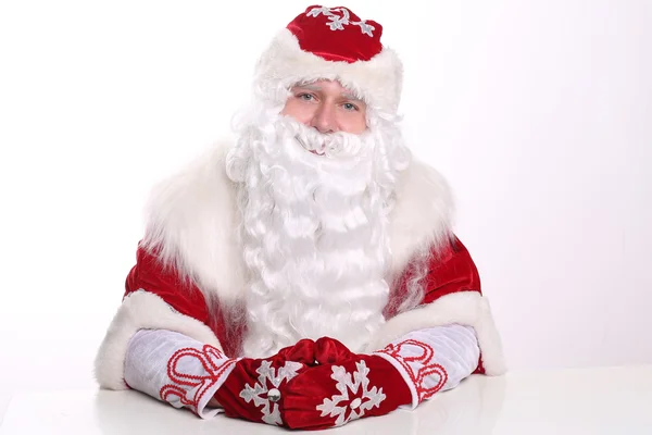 Портрет Деда Мороза улыбается — стоковое фото