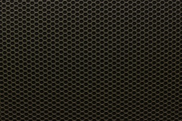 Black iron speaker grid texture, seamless pattern — Stock Photo, Image