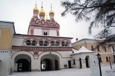 Kışın Volotsky Manastırı