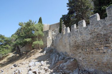 Akropolis. Lindos Kalesi