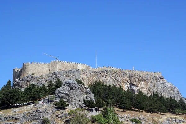 Acropolis. The Fortress Of Lindos — Stock Photo, Image