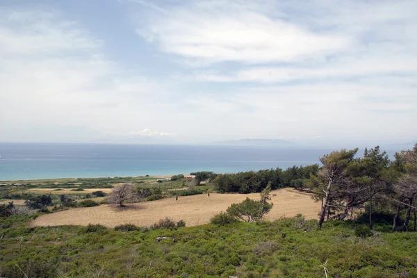 Ακτή του νησιού της Ρόδου — Φωτογραφία Αρχείου