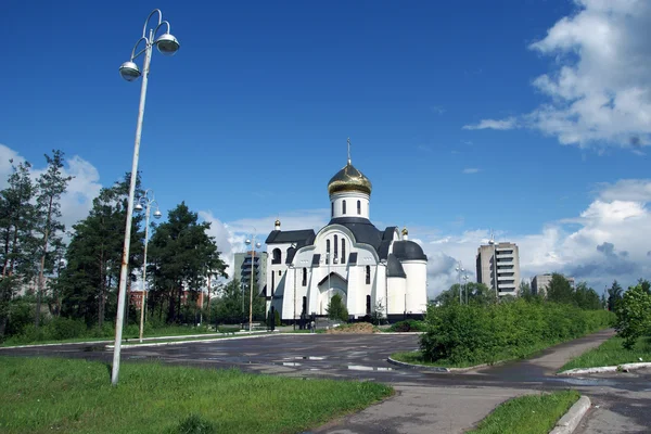 Christian katedra w Udomlya — Zdjęcie stockowe