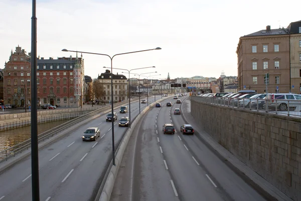 A város Stockholm. Svédország — Stock Fotó