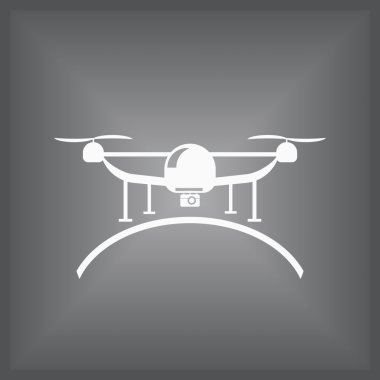Quadcopter tasarım öğesi.