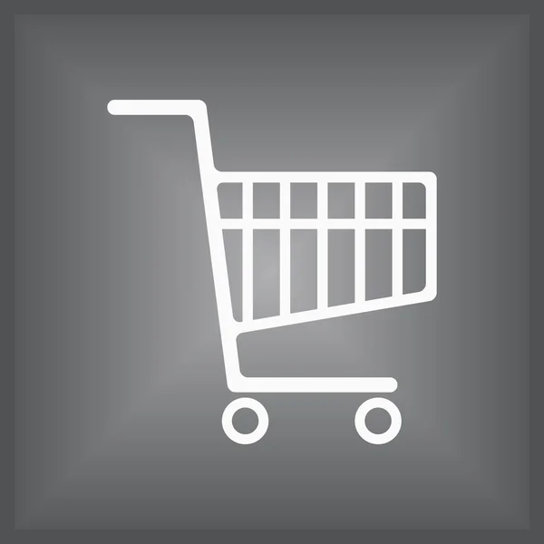 Icono plano de compras — Vector de stock