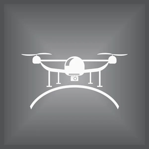 Quadcopter kialakítási eleme. — Stock Vector