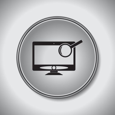 izleyici ikon vektör illüstrasyonu