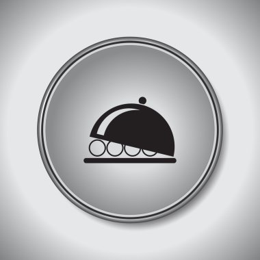 Plattere düz simgesi