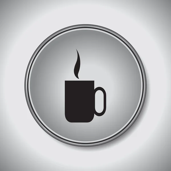 Ikonra. Kávé ikonra. ital-ikon — Stock Vector