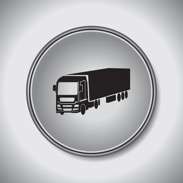 Векторная иллюстрация иконок грузовиков — стоковый вектор