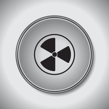 Radiation icon. Symbol of radiation. clipart