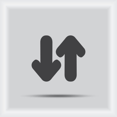 Ok simgeleri ayarlayın. vektör simgesi