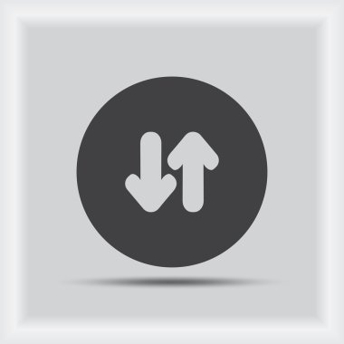 Ok simgeleri ayarlayın. vektör simgesi