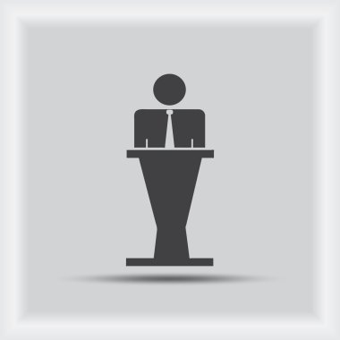 Ekibimizi ampul kavramının. adam simgesi