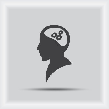 Ekibimizi ampul kavramının. adam simgesi