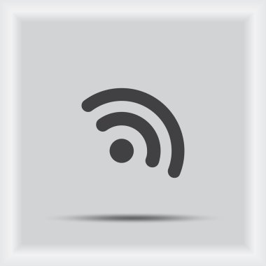 RSS simgesi. vektör simgesi