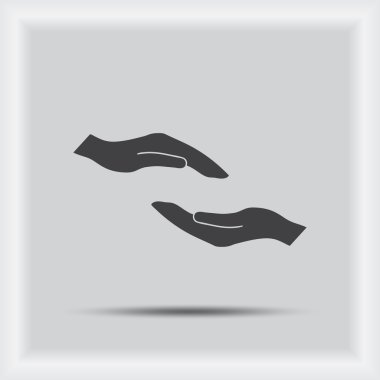 El simgesi. vektör simgesi