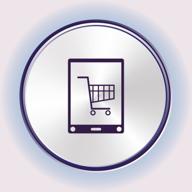 Telefon ikonu, vektör illüstrasyonu. düz tasarım biçimi.