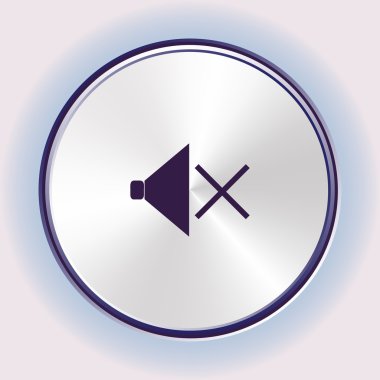 Hoparlör ikonu, vektör illüstrasyonu. düz tasarım biçimi.