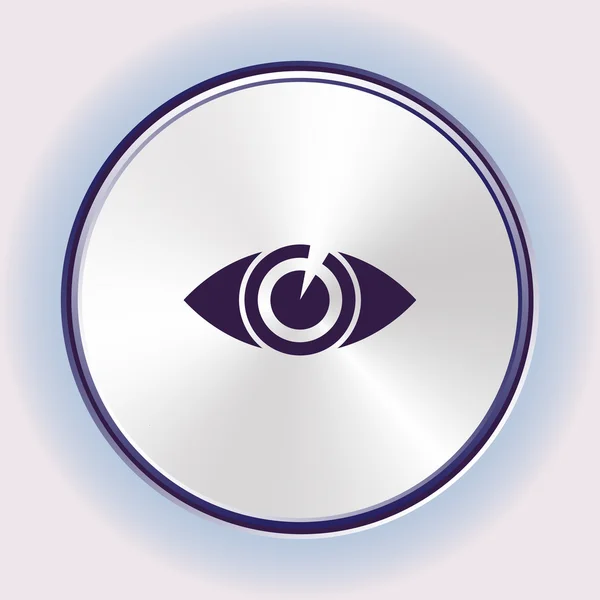 Pictogram van het oog. oog pictogram Vector — Stockvector