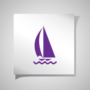 Tekne simgeler düz tasarım