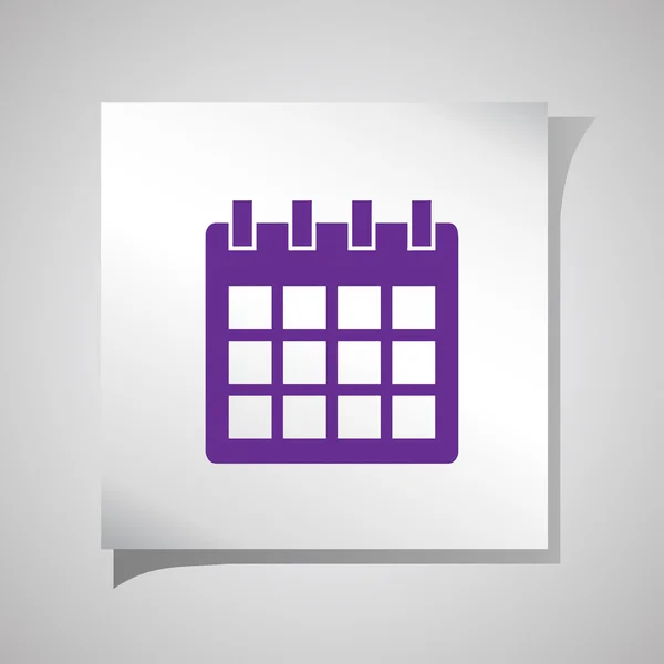 Calendario 2016 vector plantilla semana comienza — Vector de stock