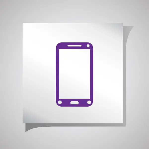 Smartphone, mobile phone isolated, realistic vector illustration. — Stock Vector