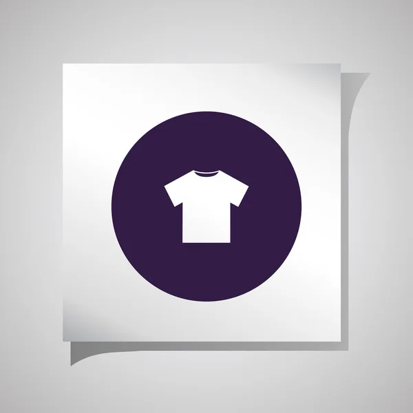 T-shirt Ícone, ilustração vetorial. Estilo de design plano —  Vetores de Stock