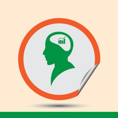 İnsanlar ikonu, vektör illüstrasyonu. Düz tasarım biçimi