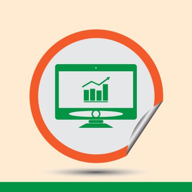 izleyici ikon vektör illüstrasyonu