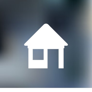 Vektör çizim ile grup evler.