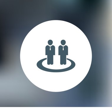 insanlar simgesi. düz vektör