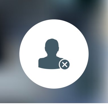 Kişi simgesi kaldırın. Düz tasarım stili