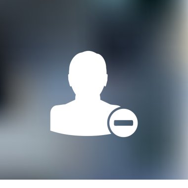 Kişi simgesi kaldırın. Düz tasarım stili