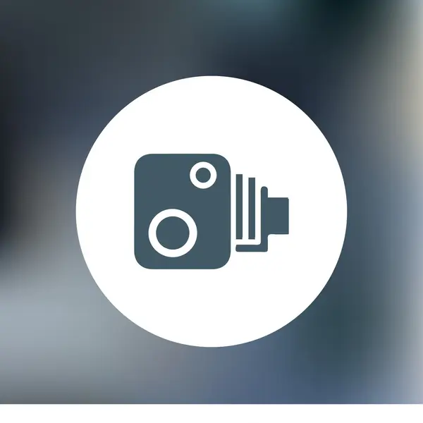 Vectorillustratie pictogram camcorder — Stockvector