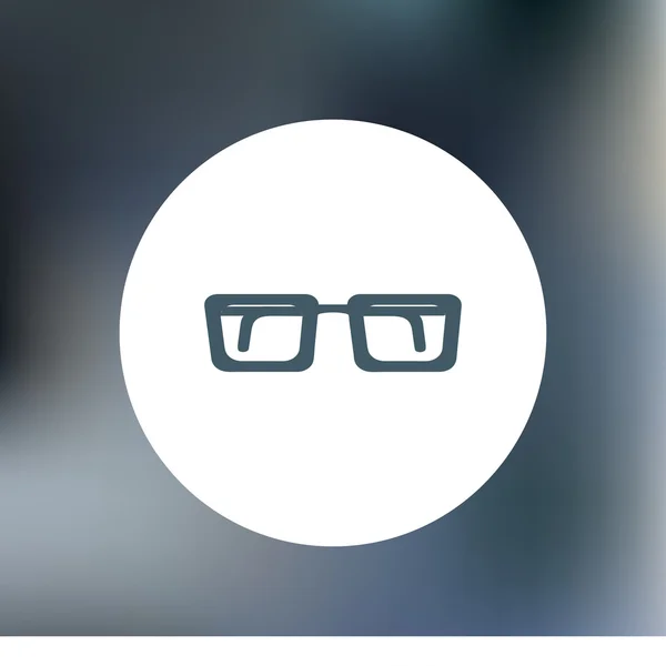 Ícone de óculos. Estilo de design plano — Vetor de Stock