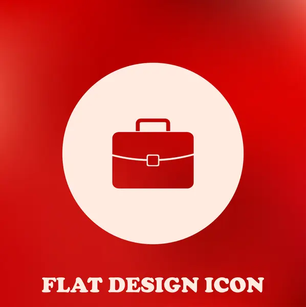 ,Icône bagages plat vecteur — Image vectorielle