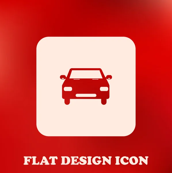 Coche Icono Vector Arte . — Vector de stock