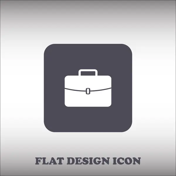 Bagage vektor flat ikonen — Stock vektor