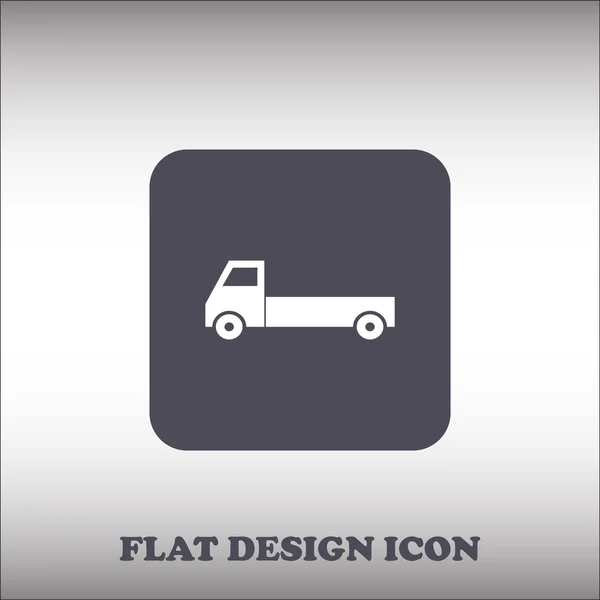 Lorry flat vector icon — Stock Vector