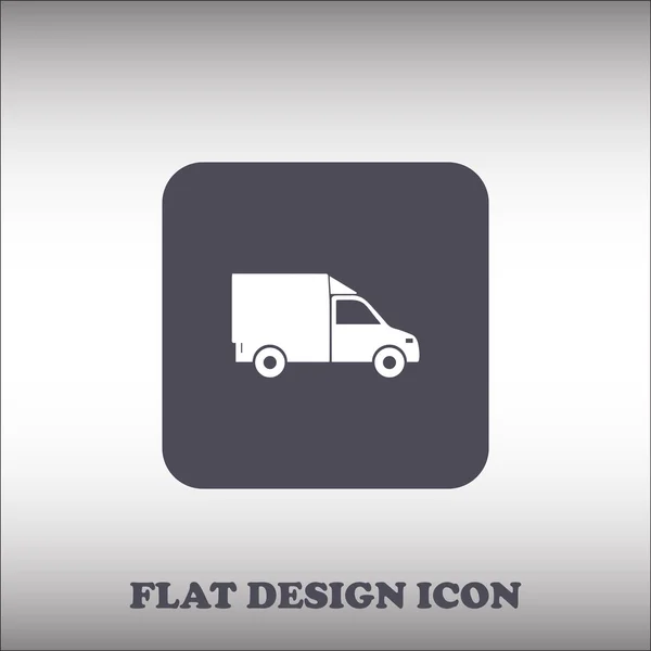 LKW-Flat-Vector-Symbol — Stockvektor