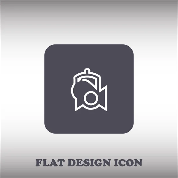 Spotlight icon. flat design — Stock Vector