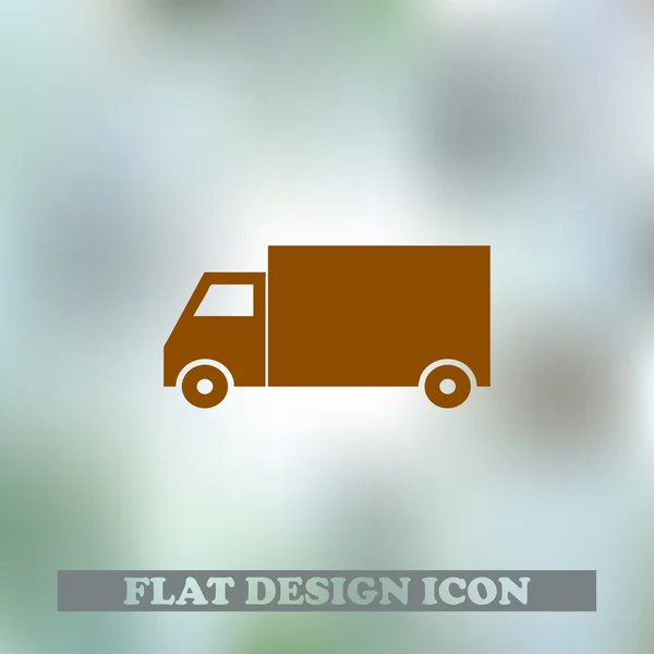 Big Truck Icon vecteur . — Image vectorielle