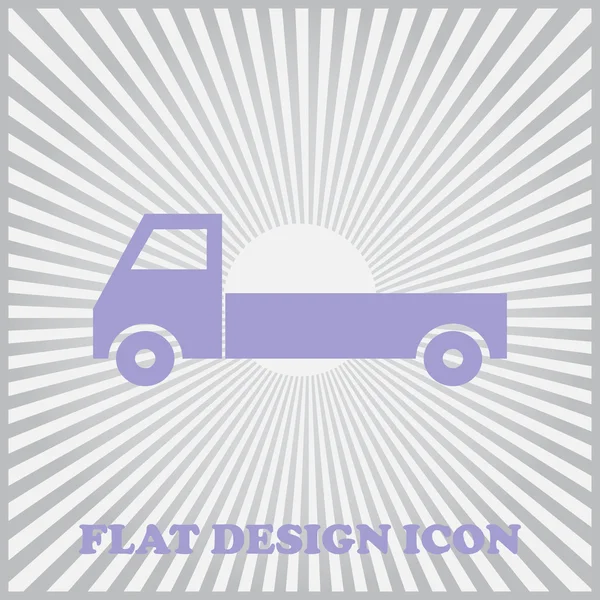 Icono de camión. Ilustración vectorial — Vector de stock