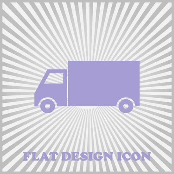Icône de camion. Illustration vectorielle — Image vectorielle