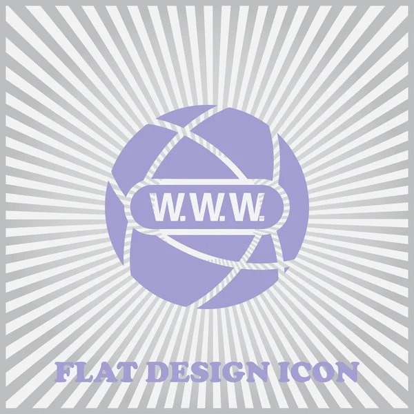 Website Icon EPS. Símbolo global . — Vetor de Stock